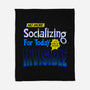 No More Socializing-None-Fleece-Blanket-Getsousa!