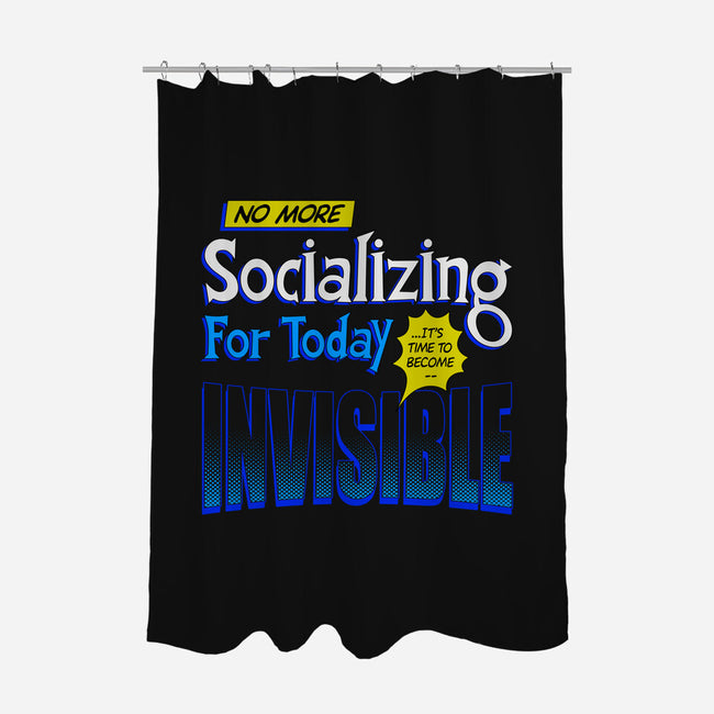 No More Socializing-None-Polyester-Shower Curtain-Getsousa!