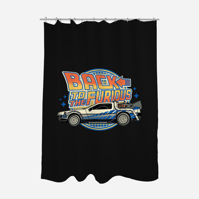 Back To Furious-None-Polyester-Shower Curtain-Badbone Collections