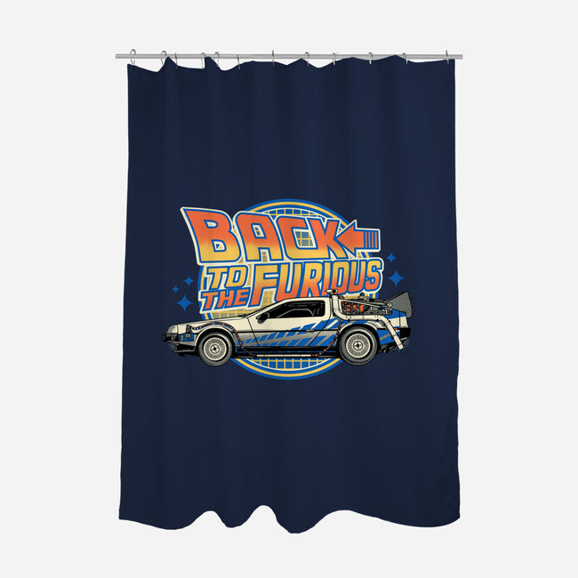Back To Furious-None-Polyester-Shower Curtain-Badbone Collections