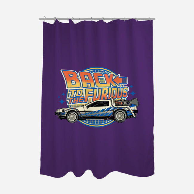 Back To Furious-None-Polyester-Shower Curtain-Badbone Collections