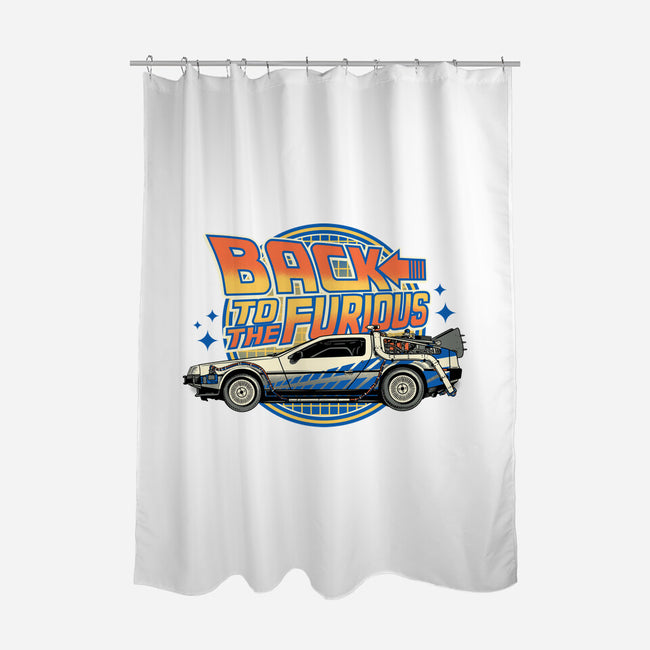 Back To Furious-None-Polyester-Shower Curtain-Badbone Collections