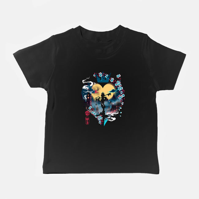 Kingdom Of Courage-Baby-Basic-Tee-Arinesart