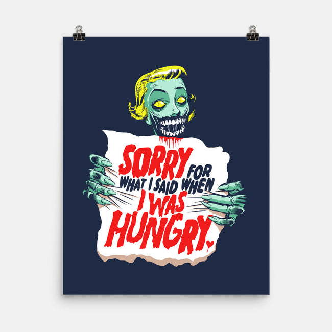 Sorry Zombie-None-Matte-Poster-butcherbilly