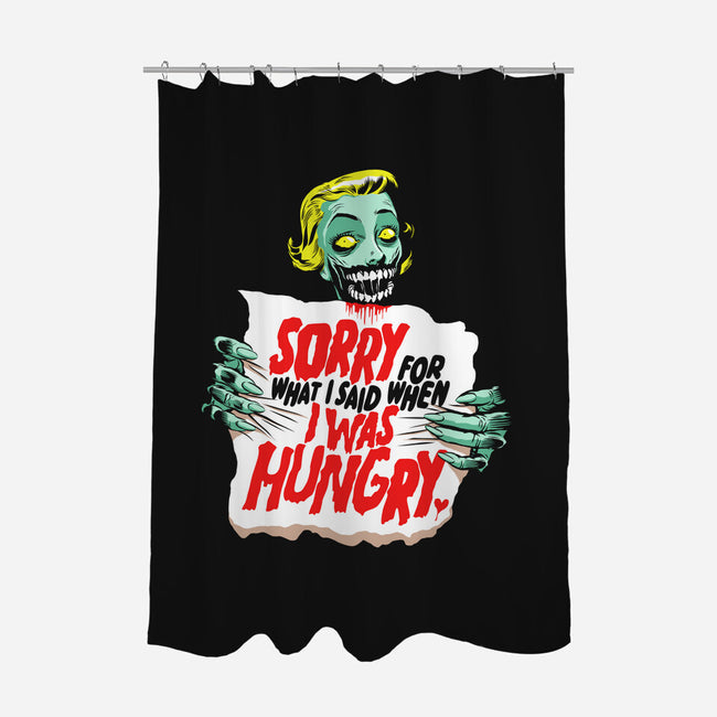Sorry Zombie-None-Polyester-Shower Curtain-butcherbilly