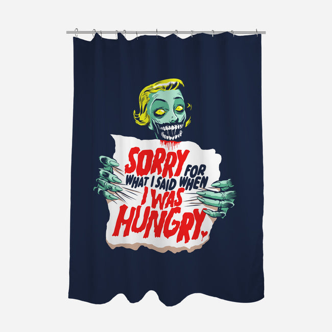 Sorry Zombie-None-Polyester-Shower Curtain-butcherbilly