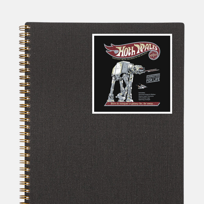 Hoth Walks-None-Glossy-Sticker-NMdesign