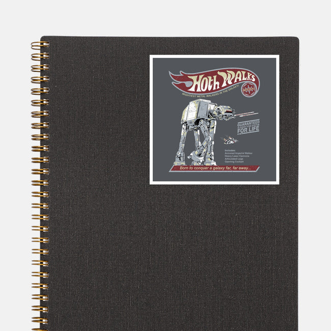 Hoth Walks-None-Glossy-Sticker-NMdesign