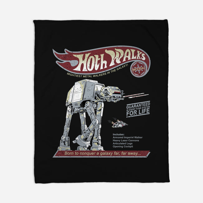 Hoth Walks-None-Fleece-Blanket-NMdesign