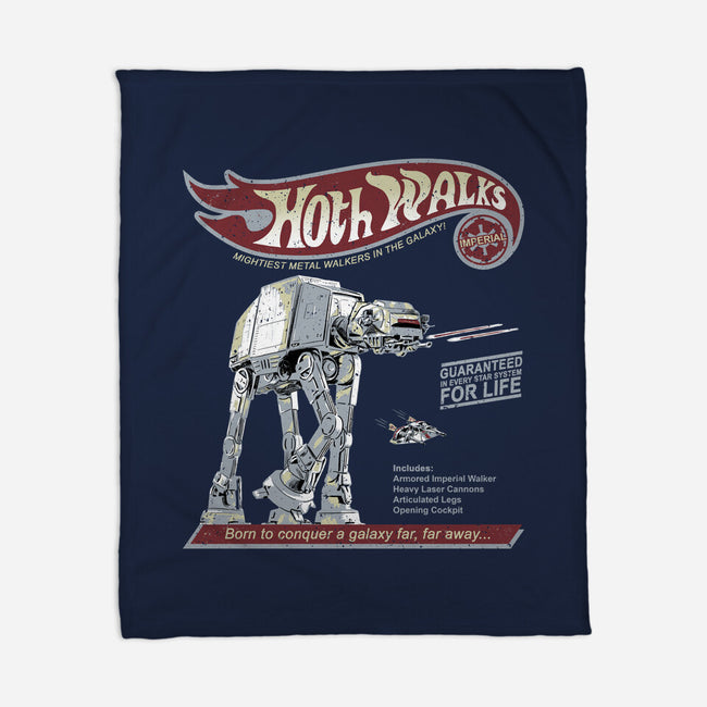 Hoth Walks-None-Fleece-Blanket-NMdesign