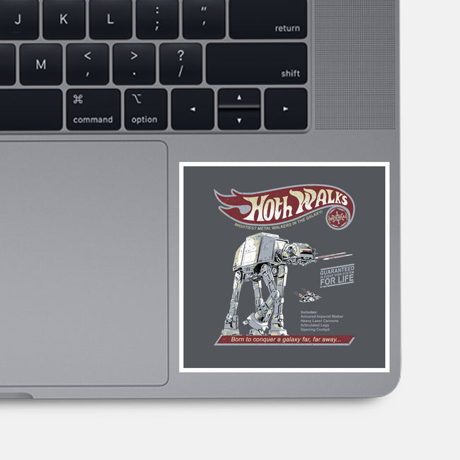 Hoth Walks-None-Glossy-Sticker-NMdesign