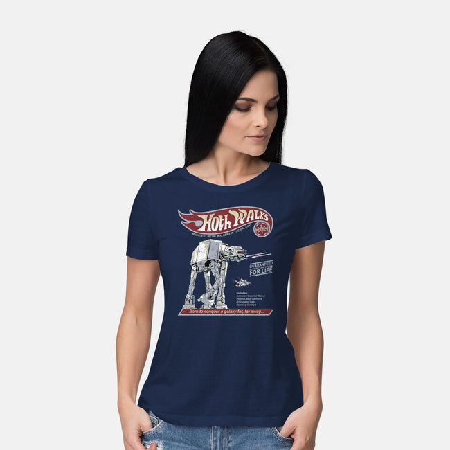 Hoth Walks-Womens-Basic-Tee-NMdesign