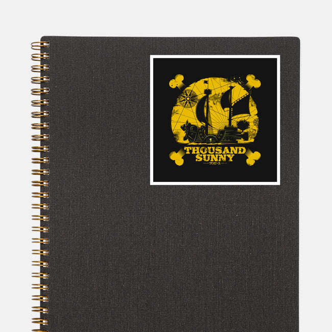 Thousand Sunny-None-Glossy-Sticker-yumie