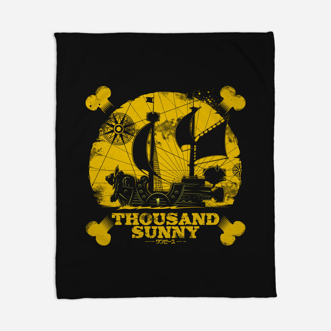 Thousand Sunny-None-Fleece-Blanket-yumie