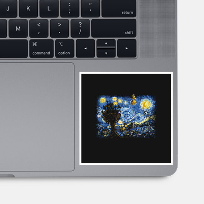 Starry Knights Of Ni-None-Glossy-Sticker-Wenceslao A Romero