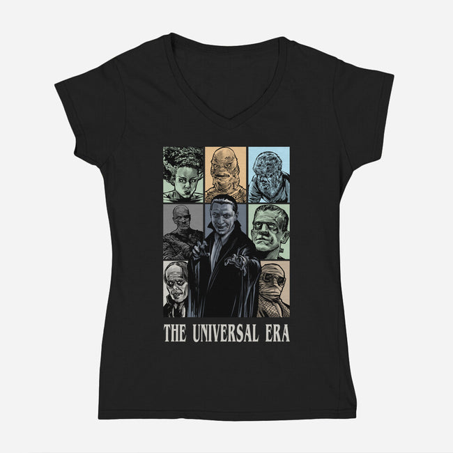 The Universal Era-Womens-V-Neck-Tee-zascanauta