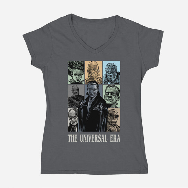 The Universal Era-Womens-V-Neck-Tee-zascanauta