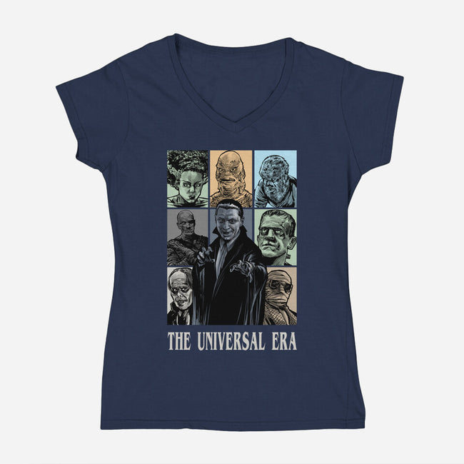 The Universal Era-Womens-V-Neck-Tee-zascanauta