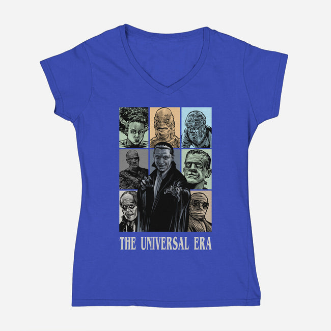The Universal Era-Womens-V-Neck-Tee-zascanauta