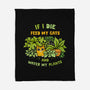Feed My Cats And Water My Plants-None-Fleece-Blanket-kg07