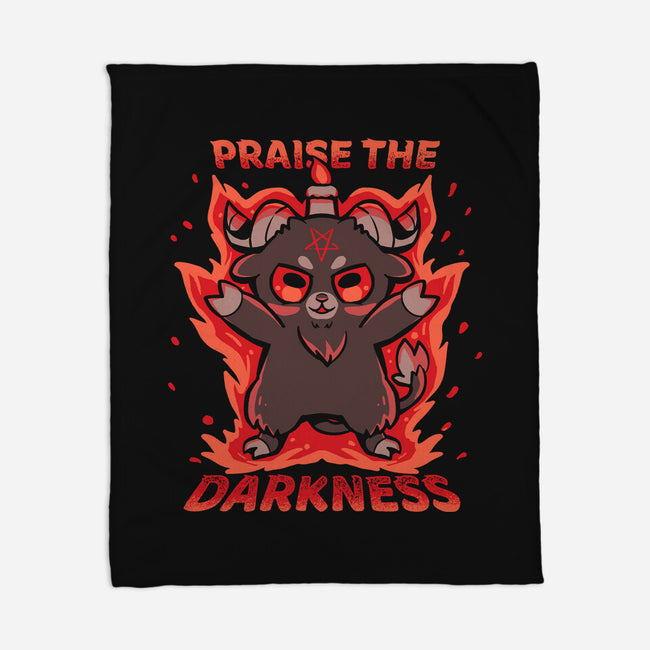 Praise The Darkness-None-Fleece-Blanket-TechraNova
