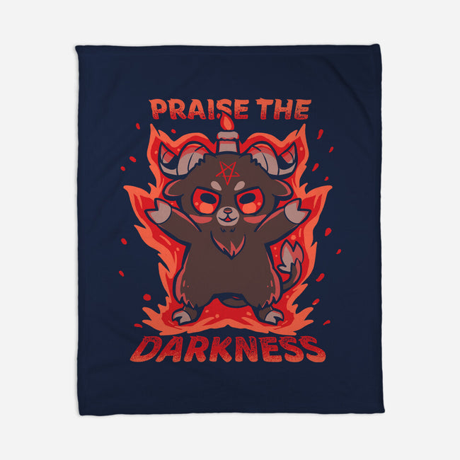 Praise The Darkness-None-Fleece-Blanket-TechraNova