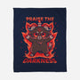 Praise The Darkness-None-Fleece-Blanket-TechraNova