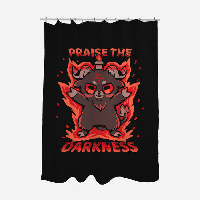 Praise The Darkness-None-Polyester-Shower Curtain-TechraNova
