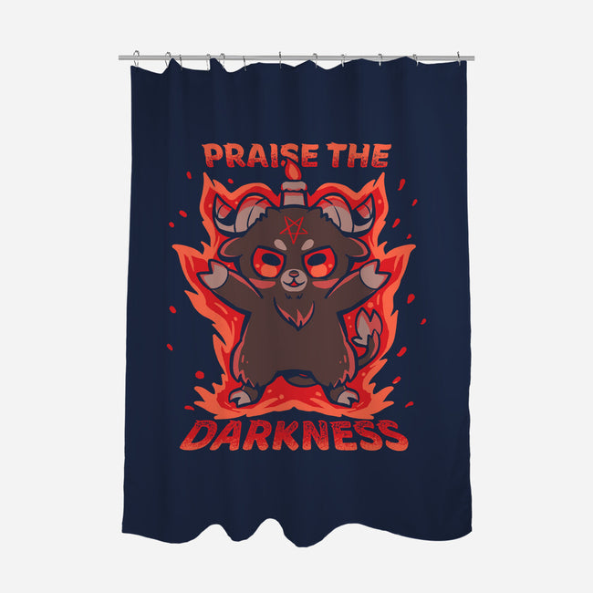 Praise The Darkness-None-Polyester-Shower Curtain-TechraNova