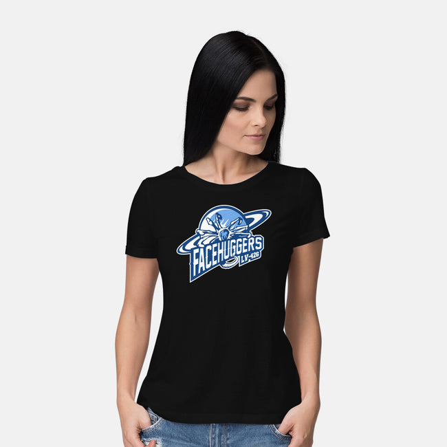 Facehuggers Team-Womens-Basic-Tee-demonigote