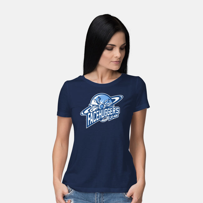 Facehuggers Team-Womens-Basic-Tee-demonigote
