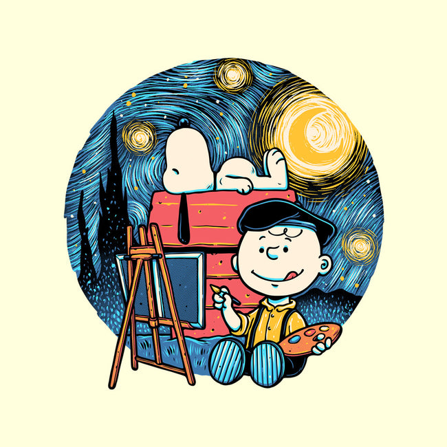 Painting The Night-Mens-Basic-Tee-glitchygorilla