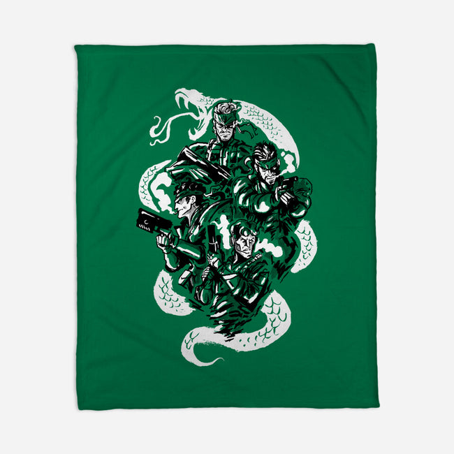 Snake Legacy-None-Fleece-Blanket-demonigote
