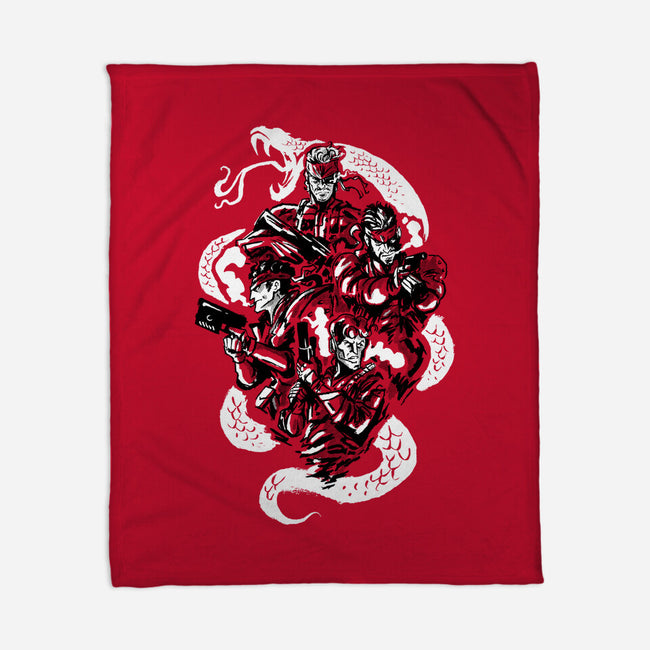 Snake Legacy-None-Fleece-Blanket-demonigote