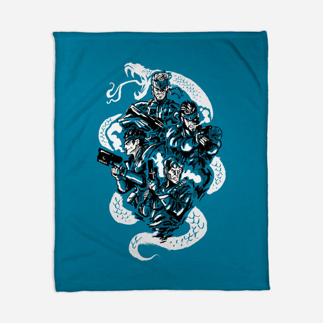 Snake Legacy-None-Fleece-Blanket-demonigote