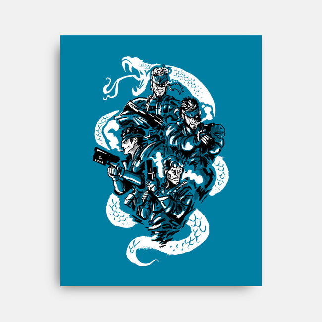 Snake Legacy-None-Stretched-Canvas-demonigote