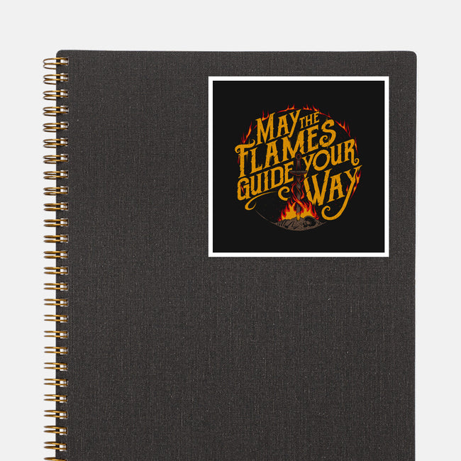 May The Flames-None-Glossy-Sticker-yumie