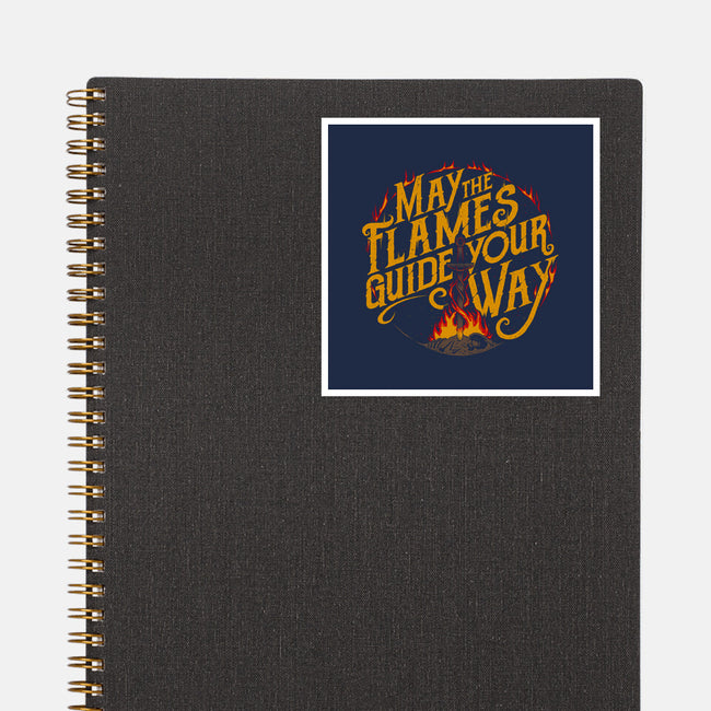 May The Flames-None-Glossy-Sticker-yumie