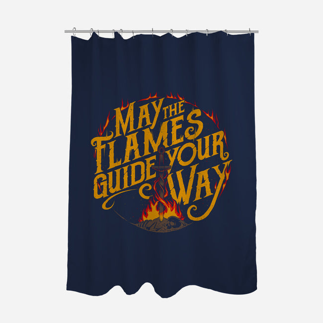 May The Flames-None-Polyester-Shower Curtain-yumie