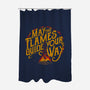 May The Flames-None-Polyester-Shower Curtain-yumie
