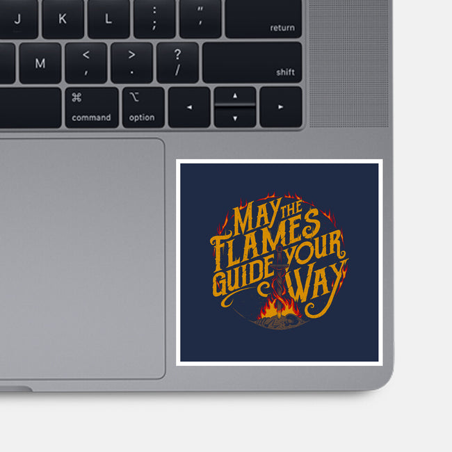 May The Flames-None-Glossy-Sticker-yumie