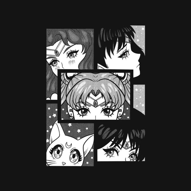 Moon And Planets-None-Glossy-Sticker-yumie