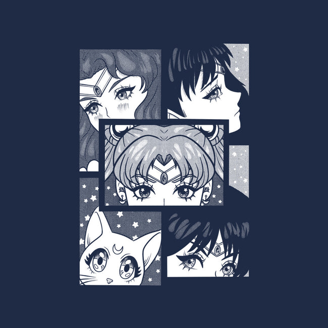 Moon And Planets-None-Glossy-Sticker-yumie