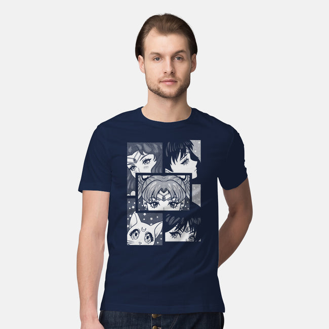 Moon And Planets-Mens-Premium-Tee-yumie
