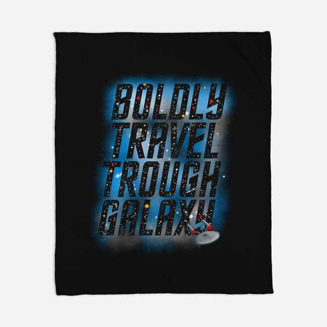 Boldly Travel-None-Fleece-Blanket-kharmazero