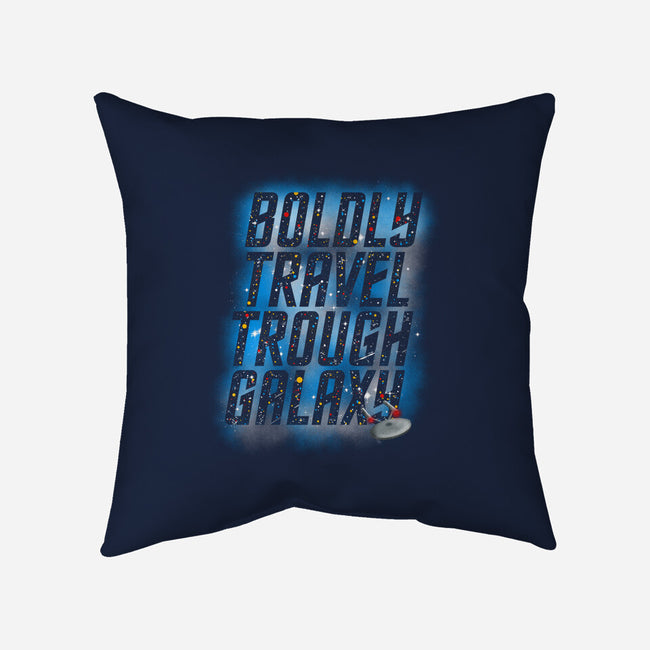 Boldly Travel-None-Removable Cover w Insert-Throw Pillow-kharmazero
