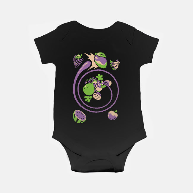 Tropical Snack-Baby-Basic-Onesie-Henrique Torres