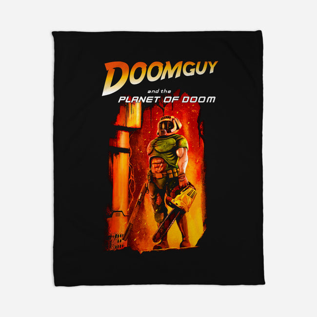 Planet Of Hell-None-Fleece-Blanket-demonigote