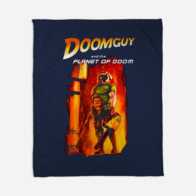 Planet Of Hell-None-Fleece-Blanket-demonigote