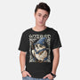 Owl Wizard Merlin-Mens-Basic-Tee-NemiMakeit